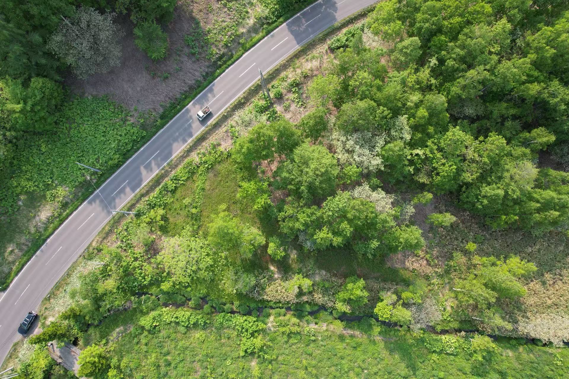 ニセコ土地開発計画 aerial site view